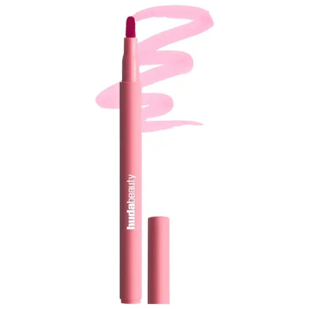 NWOT Huda Beauty Lip Contour Lip Stain for 12-Hour Wear in Baby Pink